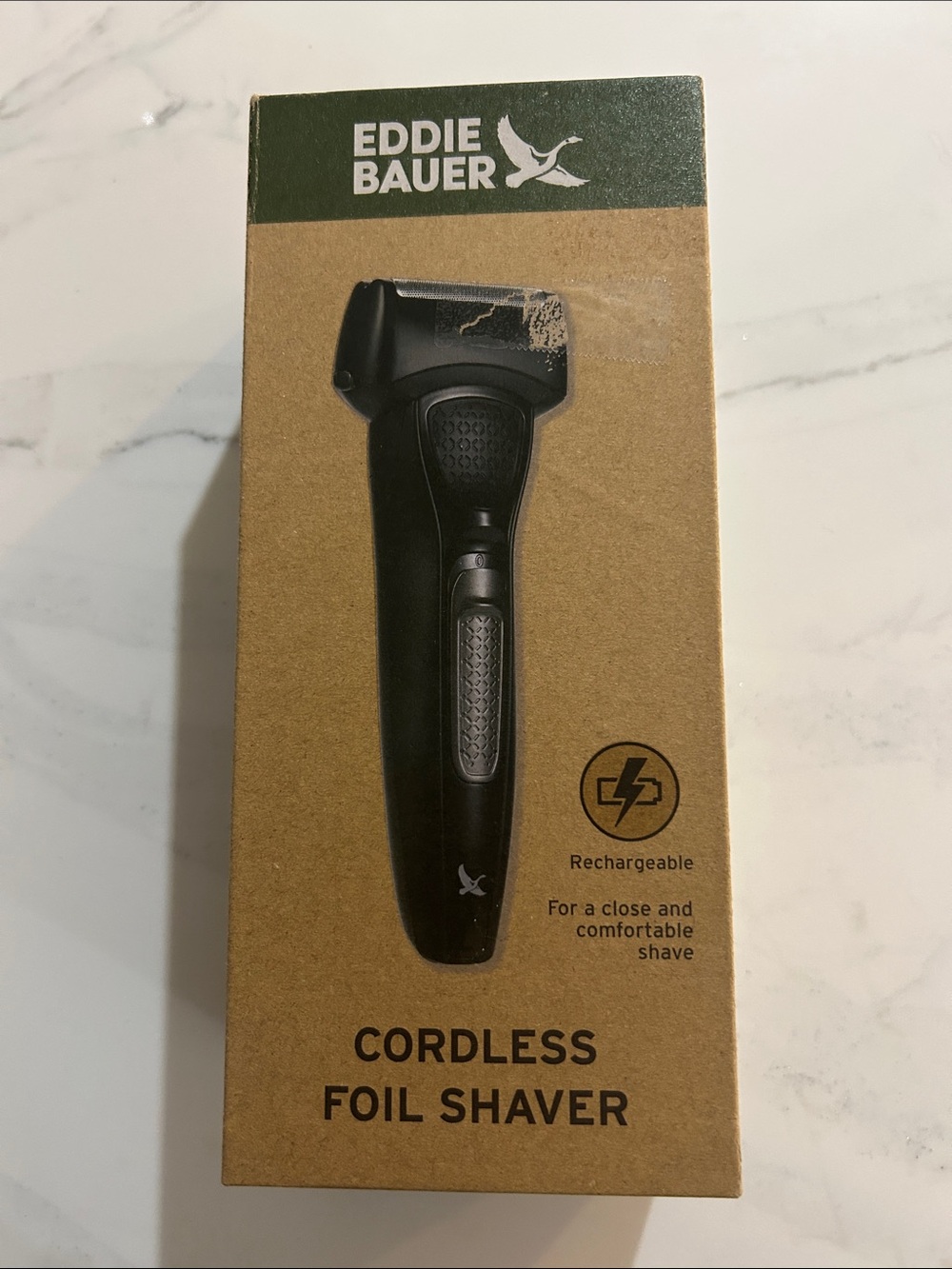 Eddie Bauer Black Rechargeable Cordless Foil Shaver